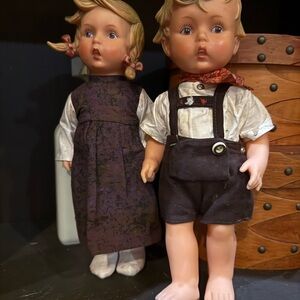 Vintage Style Kids Doll Set